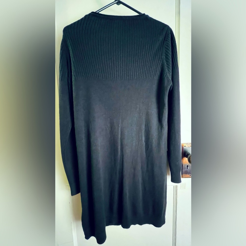 Black sweater dress